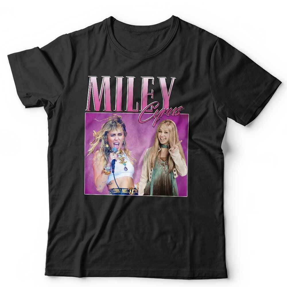 Miley Cyrus Tshirt  Appreciation Unisex Homage Throwback Stage Hen Do Funny