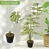 Artificial Bonsai Tree Green Planter Decoration with Pot Potted Plant Plants Indoor for