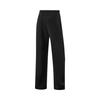 Li-Ning Comfortable Casual Simple Straight Leg Mid Waist Knitted Sports Pants Women Bottoms Black AKLV720-7