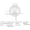 Motorcycle Meter LED Digita Indicator Light Tachometer Odometer Speedometer Oil Meter Multifunction With Night Vision Dial