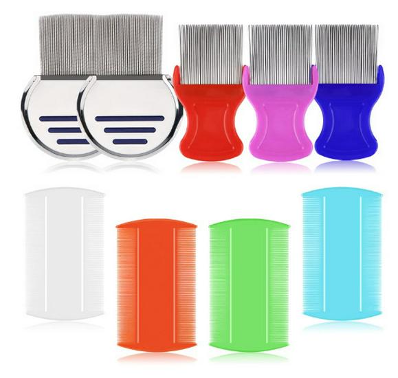 Double-Row Fine-Toothed Flea and Tick Removal Comb for Cats and Dogs