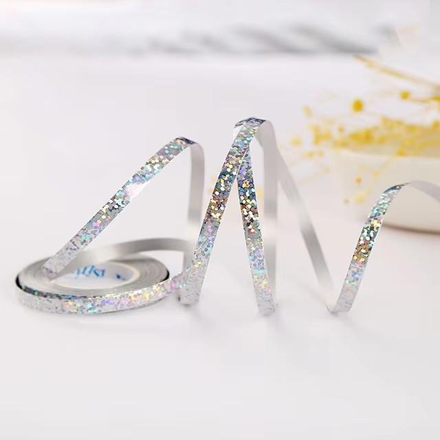 

10 шт. 10 м 5 мм лента для воздушных шаров лазерная цепочка для воздушных шаров атласная лента DIY украшение для вечеринки на день рождения свадьба аксессуары для вечеринки B