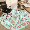 1pc Christmas Ornaments Chair Carpet for Office, Non-slip, Soft and Durable Office Rug for  Decoration, Perfect for Office yy251229157