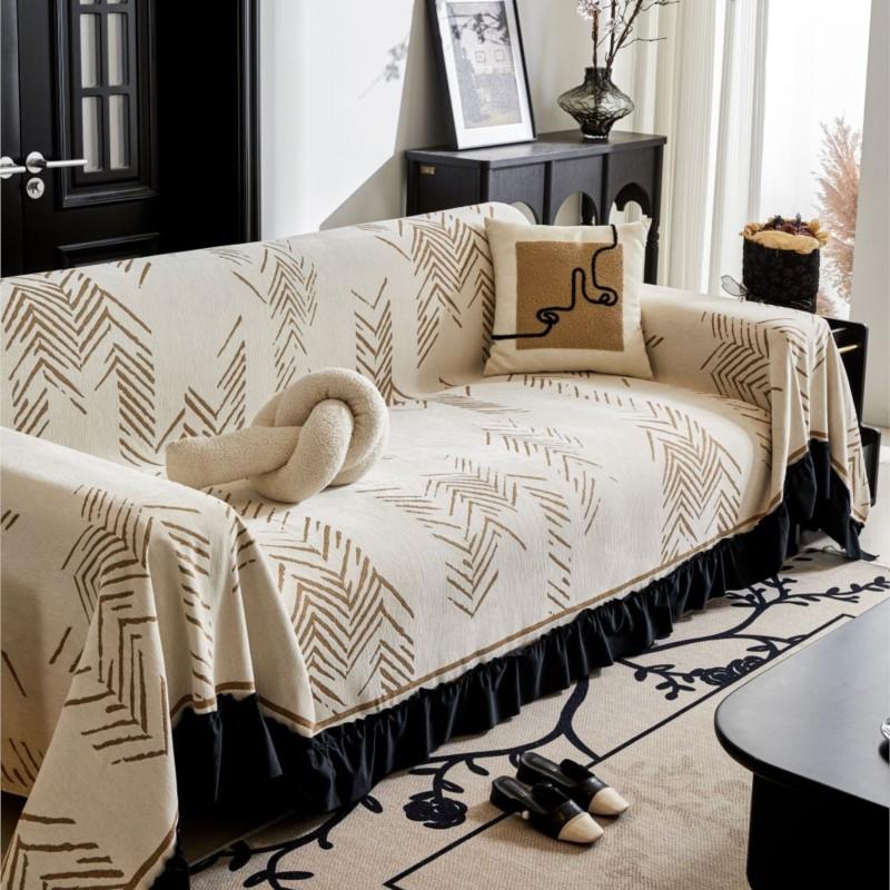 Throw Blankets for Living Room Couple Position Modern Solid Color Waterproof Camping Picnic Blanket Cover Nordic Sofa Cover Mat