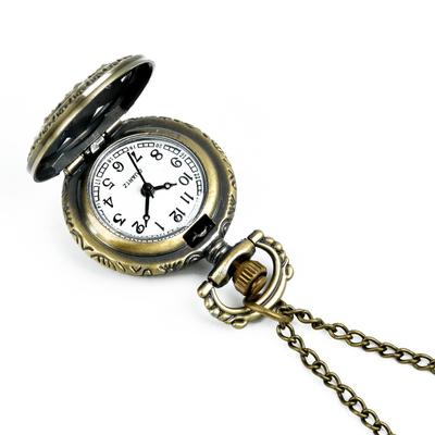 Montre de poche à Quartz rétro Vintage, pendentif, chaîne, collier, tendance ( Montre pour les femmes )
