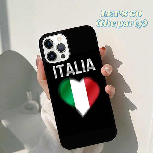 Autumu Italy Italia National Flag Phone Case Cover for iPhone 17 Air 16 16e 15 12 11 13 14 Pro Max Apple Plus Coque