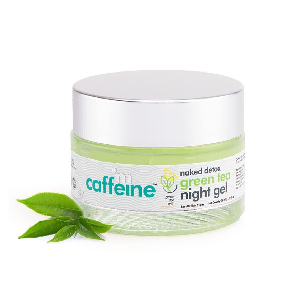 @mCaffeine Naked Detox Green Tea Night Gel 50ml W282 UKR1631_60%OFF
