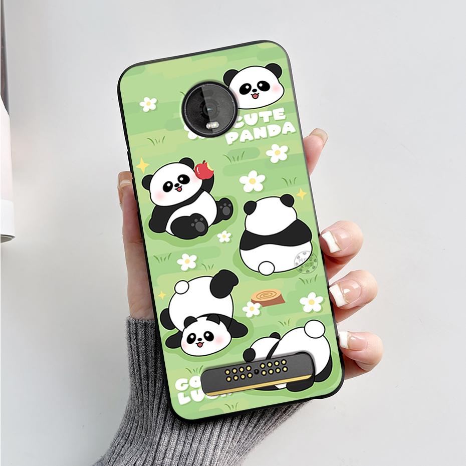 For Motorola Moto Z4 Z3 Play Case Cute Cartoon Soft Silicone TPU Cover Phone Case For Moto Z3 Z4 Play MotoZ4 Z4Play Z3Play Funda