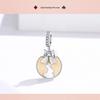 Silver Ziyun Cute Rabbit 925 Sterling Silver Pendant with European and American Style Pearl Jewelry SCC1439