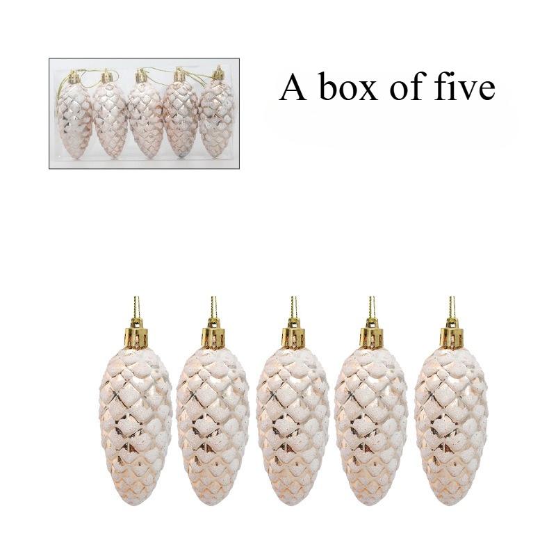 

Christmas decoration props, paintings, pine cones, Christmas tree decorations, plastic pine cone hangers