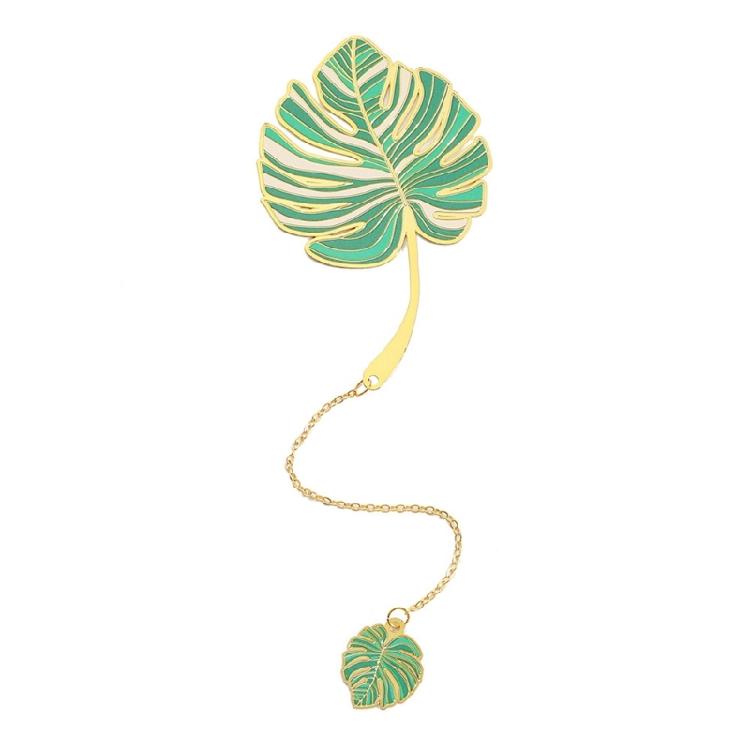 5 Pcs/Set Creative Book Markers Metal Reading Bookmarks Leaf Shape Page Markers Chinese Style Bookmarks for Book Lovers