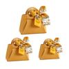 1PC Gift Bags Party Faux Leather Housewarming Handbag Birthdays With Satin Silks Engagements Candy Boxes Valentine's Day Weddings