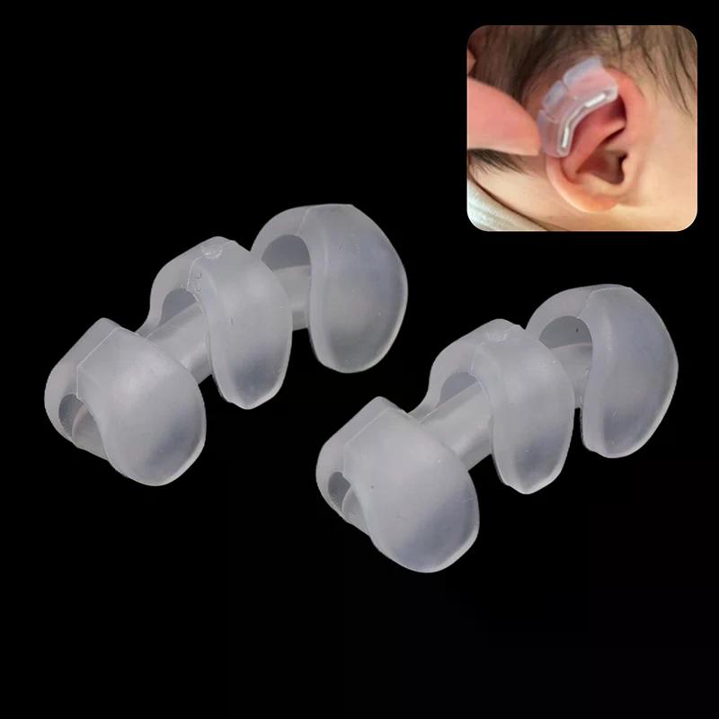 1/2 ks Podpora ucha miminka Vnější korektor ucha Vystouplý korektor uší miminka Korektor vnějšího ucha miminka Ušní polštářky