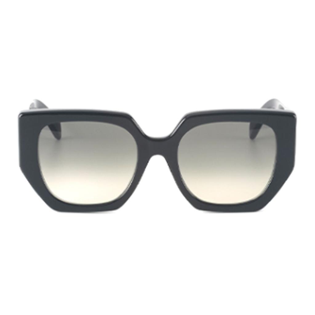 Celine Butterfly Pentagonal Vintage Frame Irregular Sunglasses Women Sunglasses Black CL40239F-25K-55