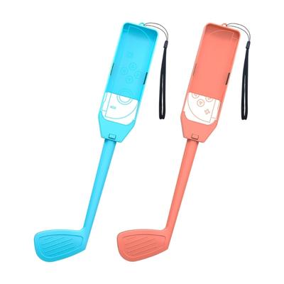 Interaktiver Golfschwung-Controller-Ständer für NS2-Konsole Leichte ABS-Konstruktion Helles Orange Blaues Akzent