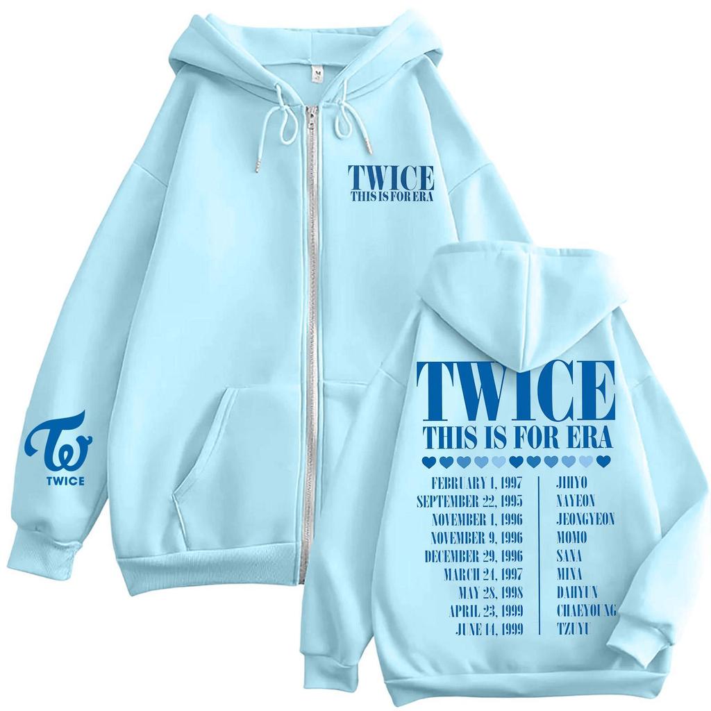 Damen Casual Mode Bedrucktes Langarm-Kapuzensweatshirt mit Reißverschluss