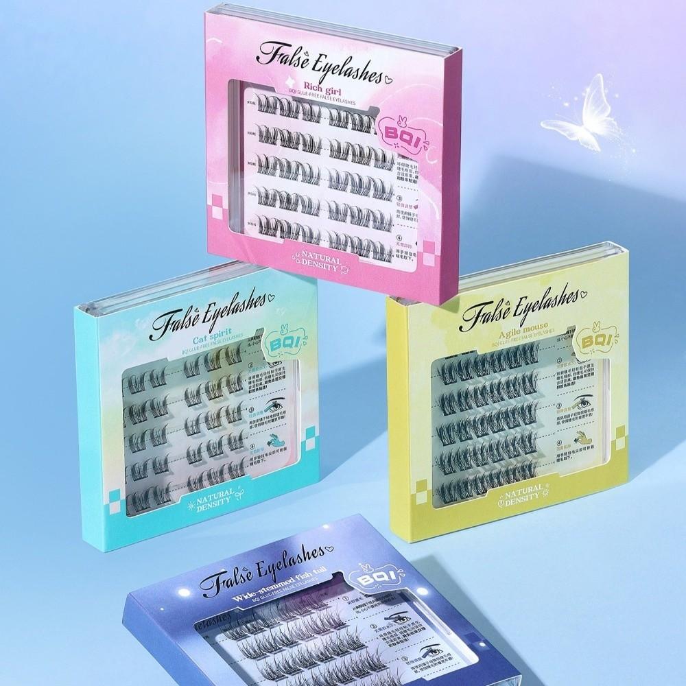 Sunflower Design False Eyelashes Easy to Use DIY Eyes Lashes New Eyelash Clusters Daily Wear
