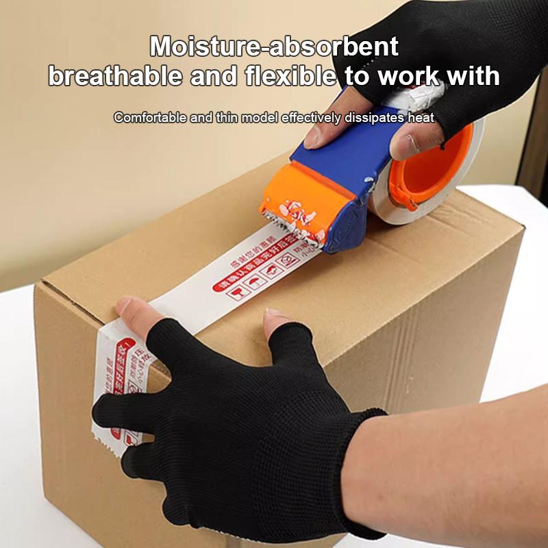 SEAMETAL 1 Pair Men's and Women's Breathable Non-Slip Half Finger Gloves for Fitness, Cycling and Weightlifting