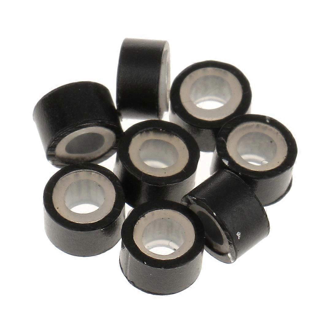 1000 Pieces Silicone Hair Extension Loops Micro Color Ring Beads Brown Black
