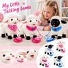 Interactive Electronic Plush Toy with 8 Songs, Talking and Licking Tongue, Toy