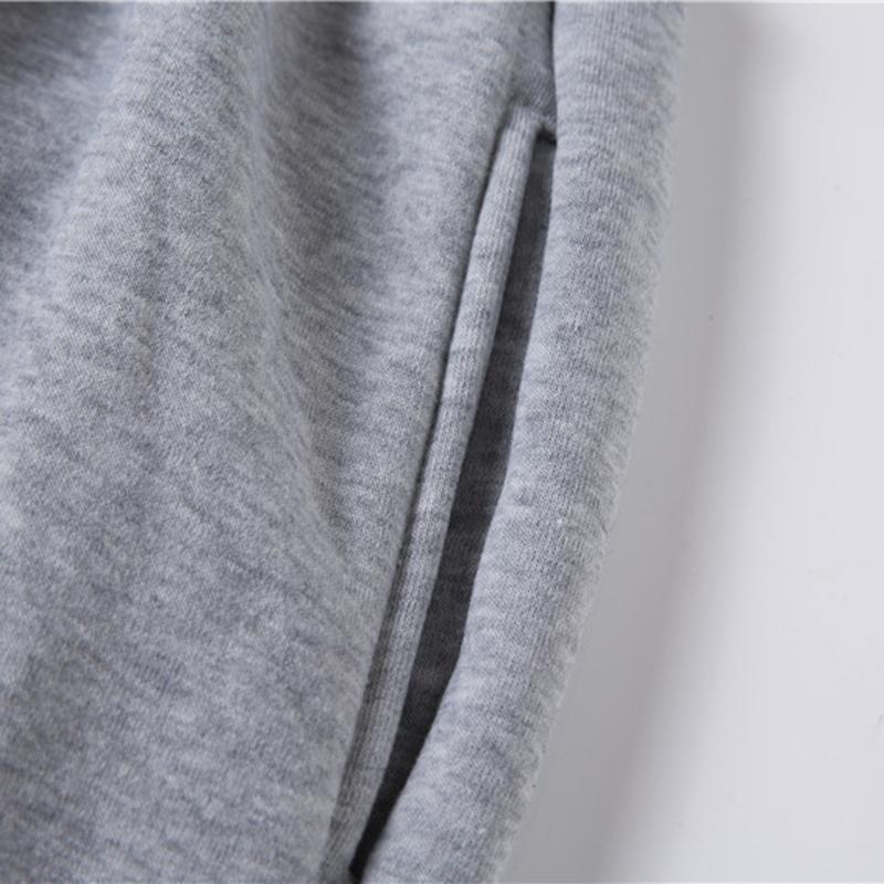 Men's Casual Jogging Athletic Training Pants Autumn Comfortable Solid Colour Skinny Drawstring Elastic Waist Sweatpants