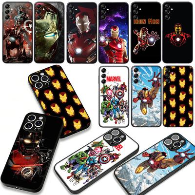 For Samsung Galaxy A07 A13 A12 A14 A23 A50 A51 A52 A53 A70 A71 A72 A21S Note 20 9 8 10 Case Marvel IronMan Superhero Iron Man