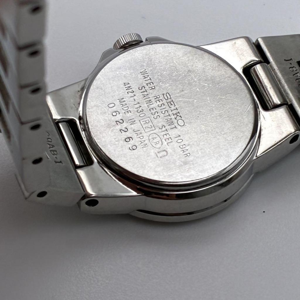 [USED] Working SEIKO Lucia watch with shell dial, battery operated, A67