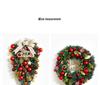 50CM Christmas Wreath & 2.7M Garland Set - Festive Door & Wall Decor