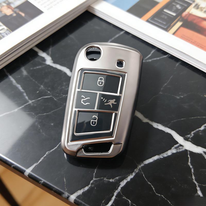 

Business Style Tpu For Volkswagen For Vw Golf 7 Alltrack Mk7 Tiguan Seat Ateca Leon Fr 2 Ibiza Skoda Octavia Car Key Case Cover