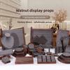 Walnut Jewelry Display Prop Set Combination Bracelet Display Stand Jewelry Display Stand Necklace Display Stand
