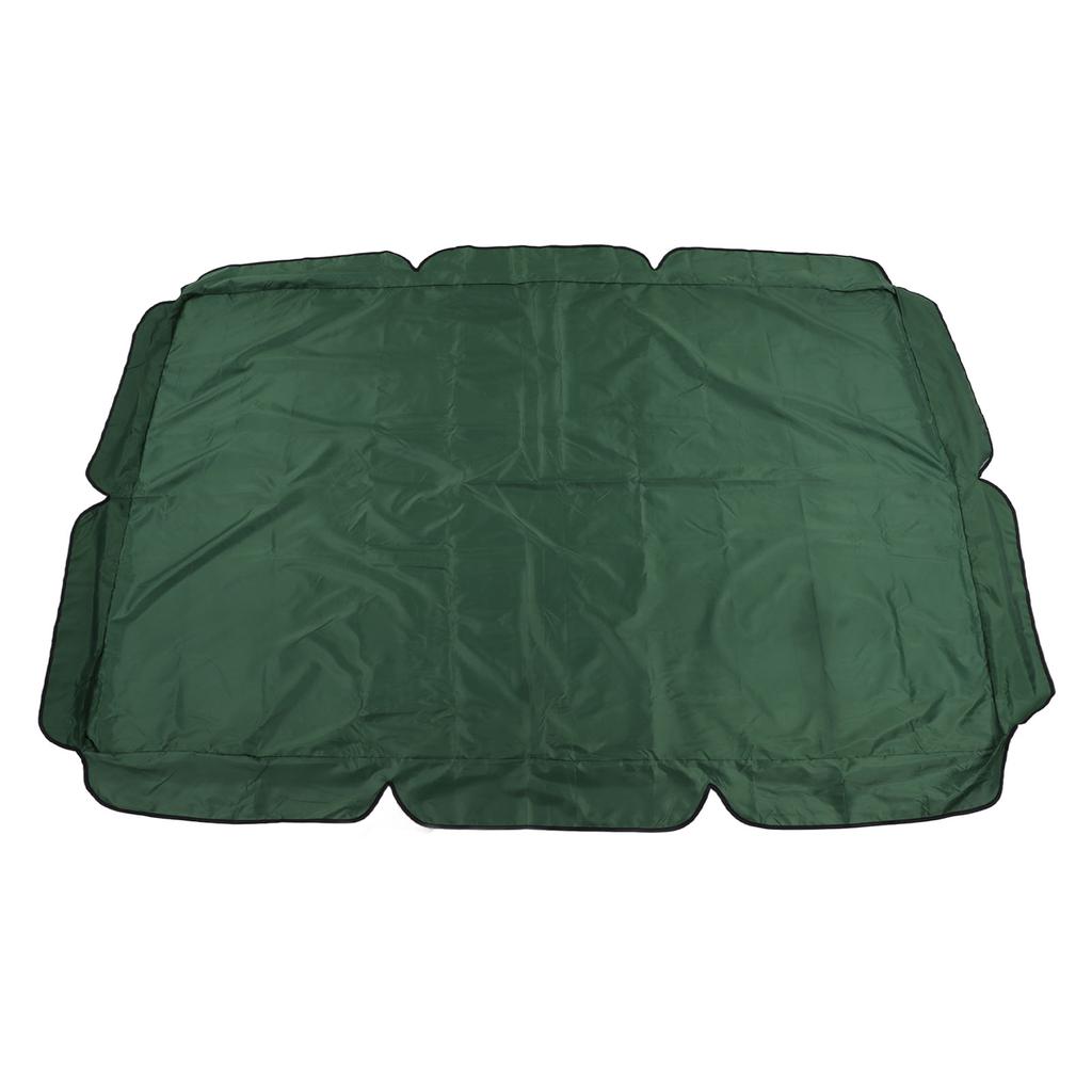 Outdoor Swing Canopy Waterproof Porch Top Cover Replacement UV Proof for Patio Yard Chair Dark Green