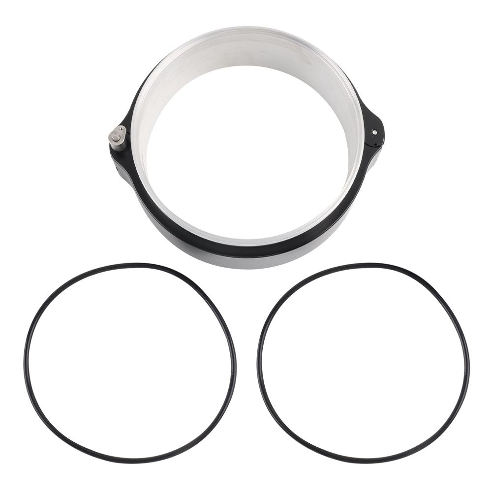 High Quality 5" Exhaust V-band Clamp Quick Release HD Clamp For 127mm Radiator Hose Wastegate Flanges Turbo Dump Pipe