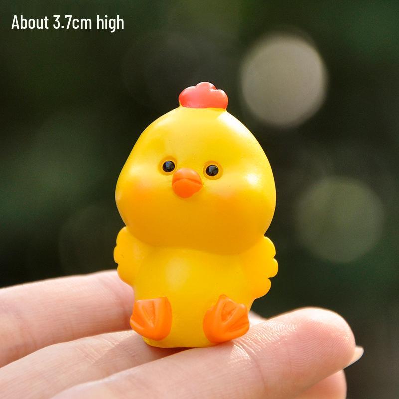 Chinese Zodiac Animal Resin Mini Ornaments for Desk and Car Decor