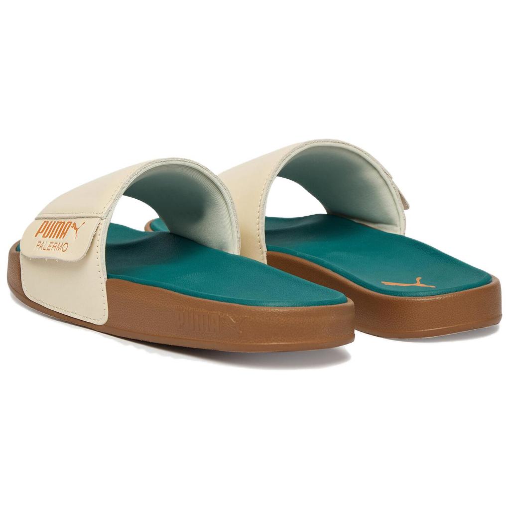 Puma Leadcat 2.0 Palermo Lthr Comfortable Versatile Slide Sandals Women Sandals Beige 404838-01