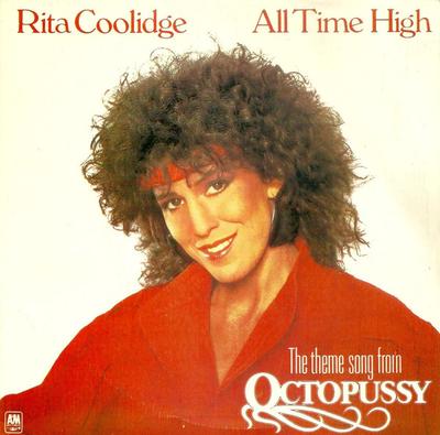 7inch Record RITA COOLIDGE - All Time High (The Theme Song From  AM007 A&M Records 1983 Spain Dance & Electronica Used