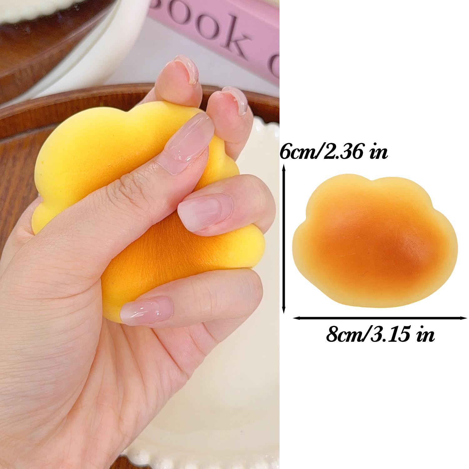 2026 Caramel Color Cloud Bread Slow Rebound Pinch Music Decompression Vent Toy squishy Decompression