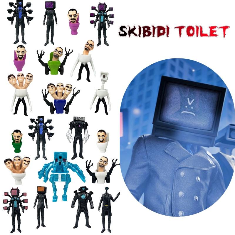 Lifelike Pvc Cross-border Toilet Man Vs Surveillance Man Action Figure Titan Sound Man Tv Man Camera Man Game Model Decoration