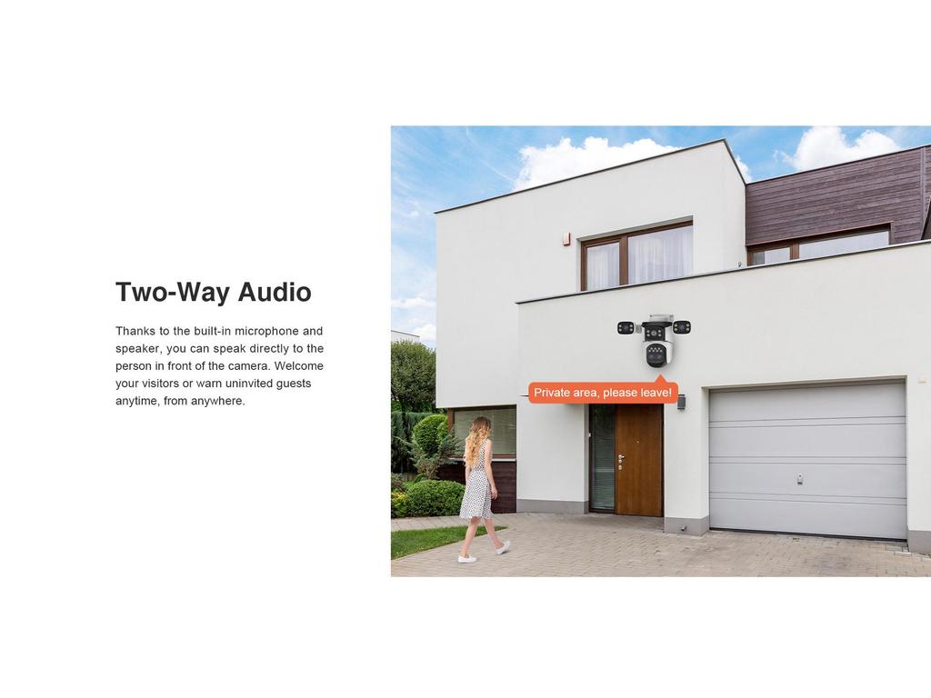 4G Little Eagle O-KAM Pro Smart WiFi Camera with Zoom, 4 Lenses, HD Night Vision, and Waterproof Design