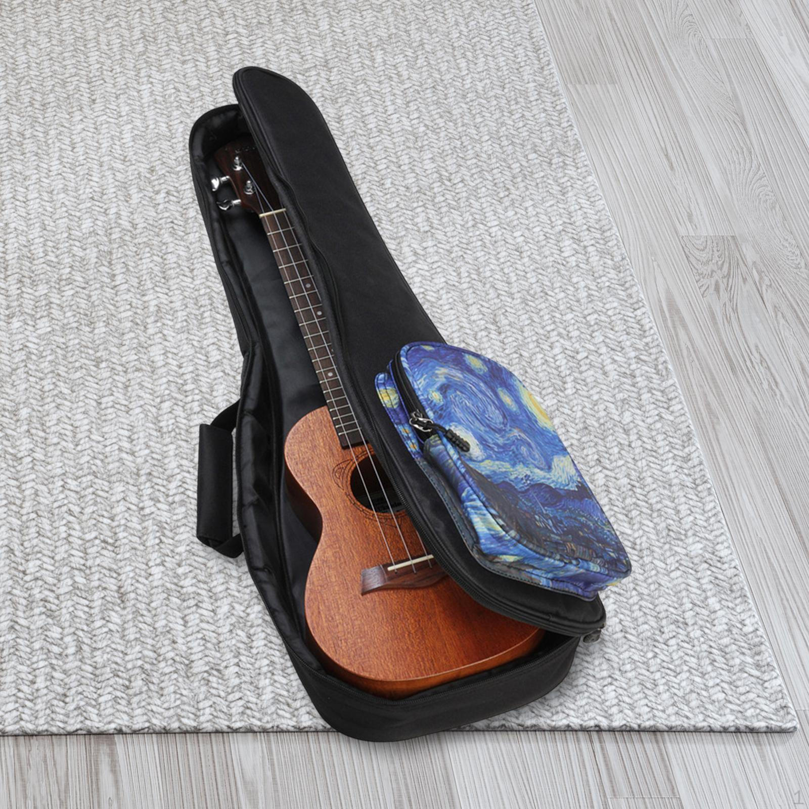 

Легкий чехол для переноски укулеле с водонепроницаемыми функциями и регулируемыми ремнями 21inch