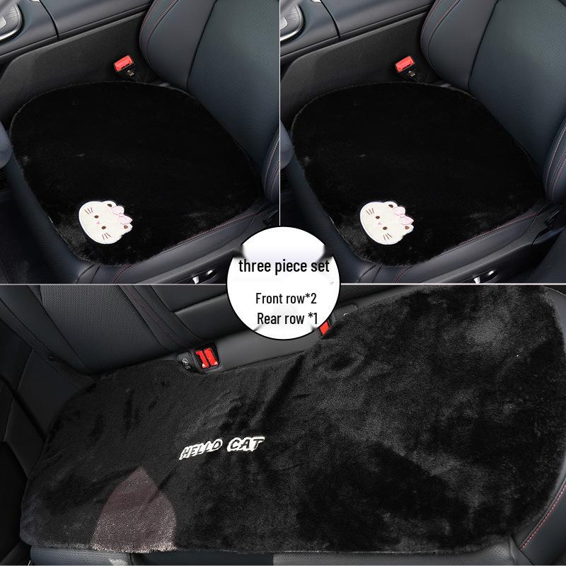 2025 Winter Plush Cat Car Seat Cushion Cover