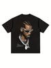 Mens UltraSoft Basketball Star  Glasses Print TShirt  Short Sleeve Round Neck Casual Tee with Iconic Athlete Machine Washa