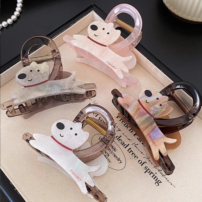 Cute and Fun Dog Claw Clip Shark Clip Hair ClipBack of The Head Updo Hair Accessory