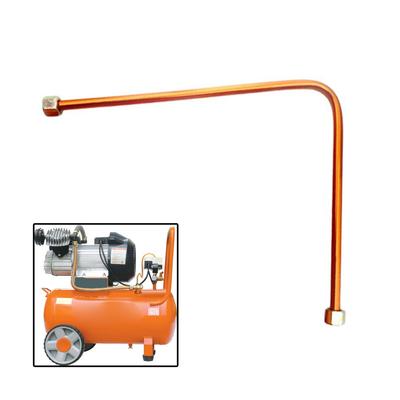 Tuerca hexagonal de 10 mm x 550 mm, 7 formas, para compresor de aire de aluminio, tubo de escape de cobre, reemplazo