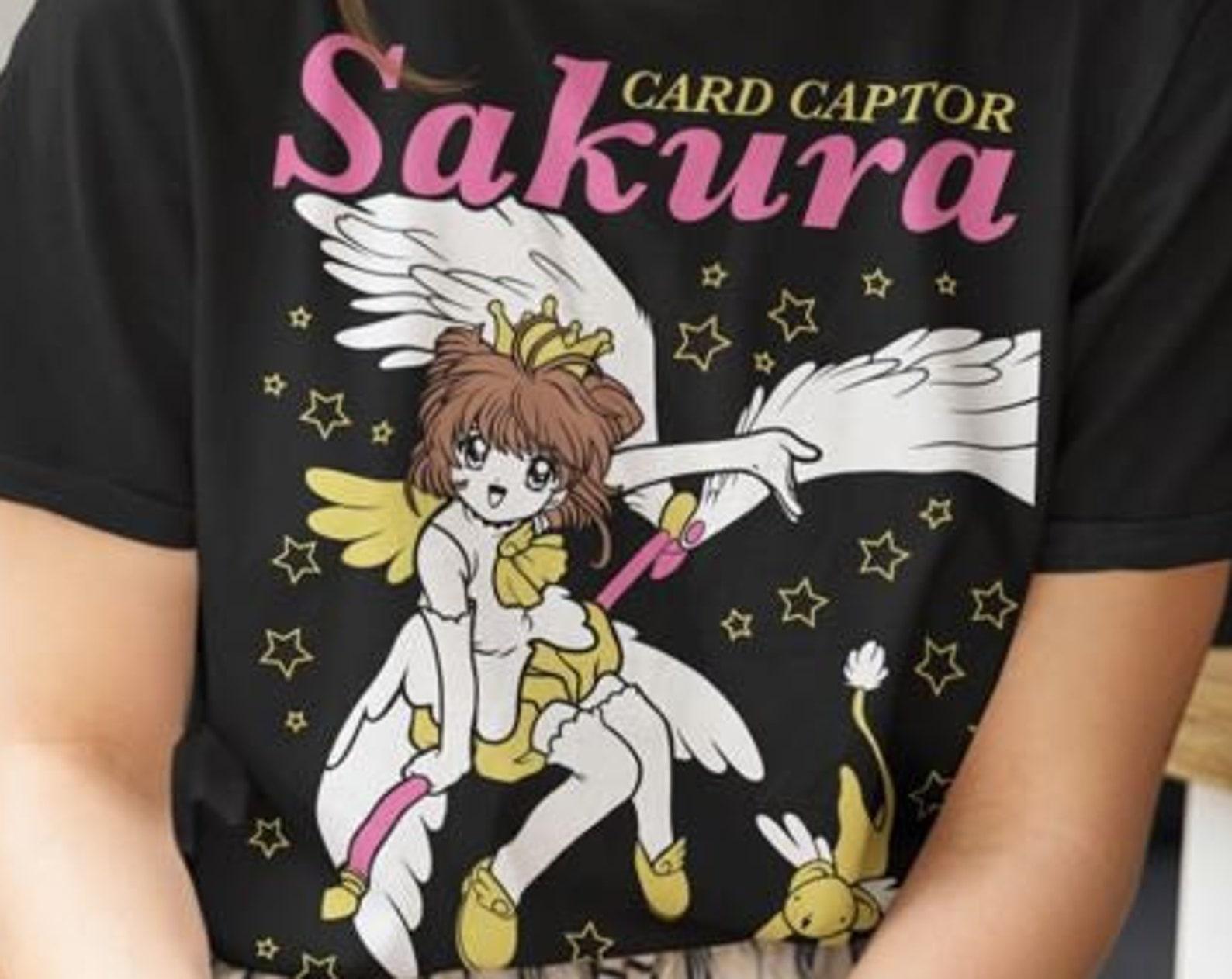 УНИСЕКС - Футболка с принтом Kero Pudding Cups, Cardcaptor Sakura Киномото Керо Цербер 90-е Аниме Эстетика Vaporwave Fairy Kei Спортивная футболка с коротким рукавом 2XL