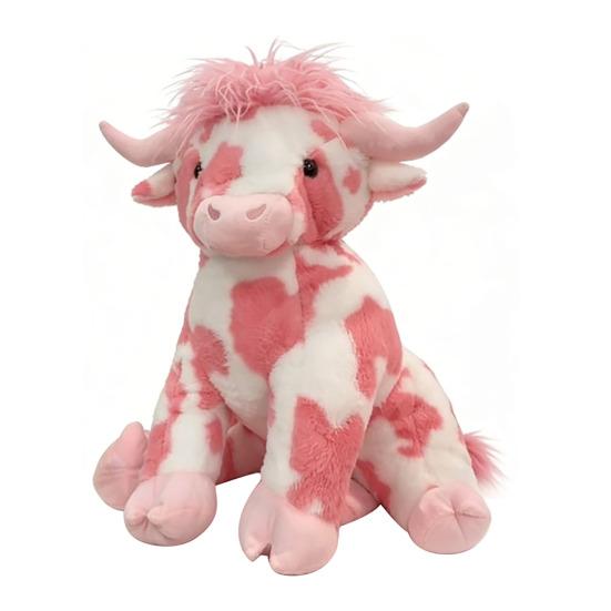 

Highland Cow Stuffed Animal Plush Toy Realistic Scottish Highland Cattle Design Soft Toy Soft Plush Decor 25cm B
