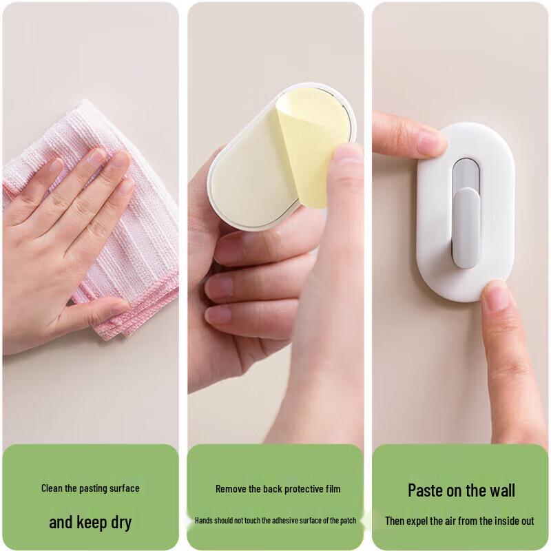 Camellia No-Drill Adhesive Wall Hooks