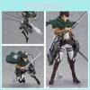 Attack On Titan Figma 15cm PVC Aksiyon Figürü Modeli Levi Eren Mikasa