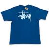Camiseta Stussy Basic Classic Logo Azul - Camiseta Unisex XL