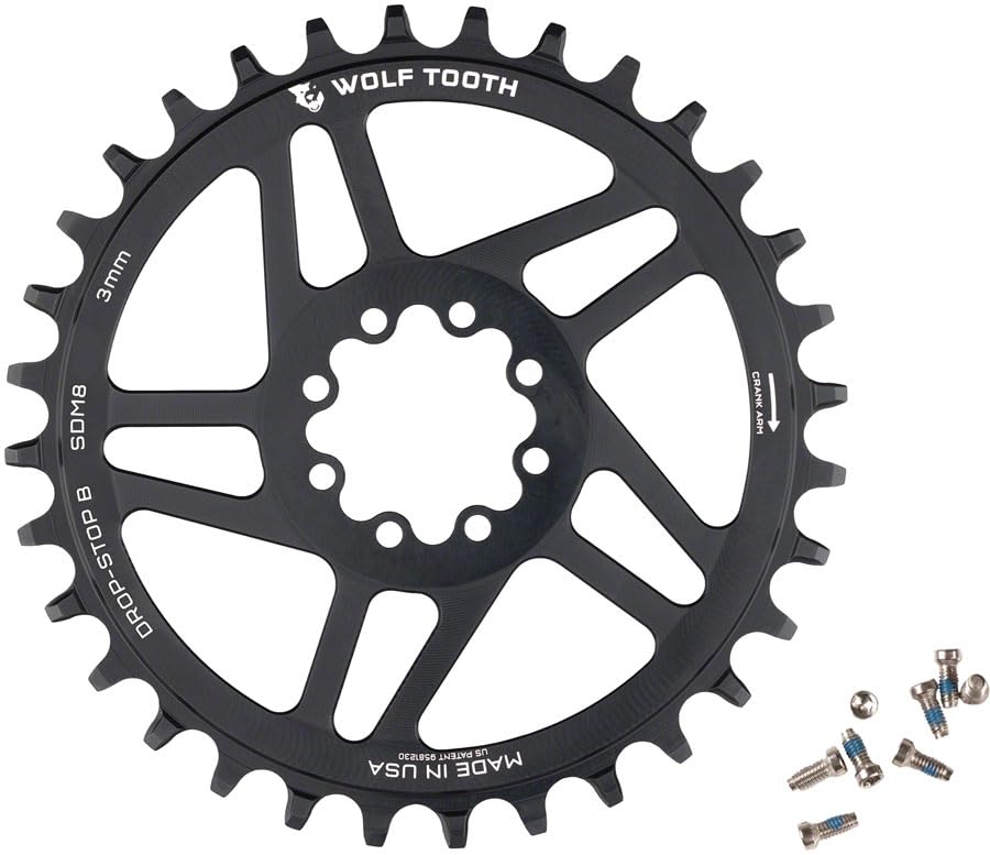 

Wolf Tooth Direct Mount Chainring for SRAM 28T 8-Bolt