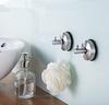 Stainless Steel 304 Nickle Brushed Vacuum Suction Cup Hooks Shower Hook Wall Hook Removable for Bathroom Kitchen Bedroom